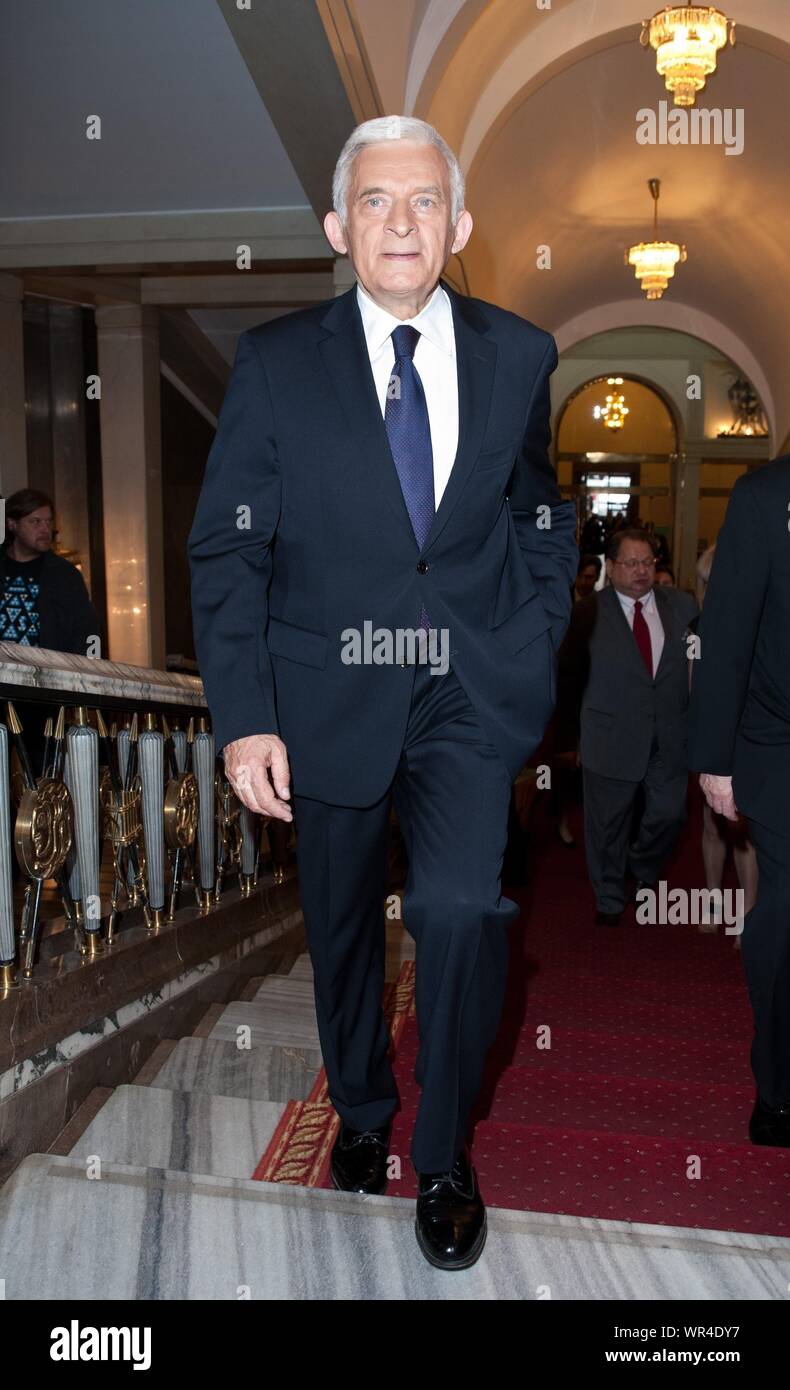 11.06.2012 Warsaw, Poland. `Teraz Polska` Gala. Pictured: Jerzy Buzek Stock Photo